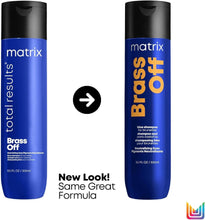 Matrix  Brass Off  Blue Toning Shampoo to Correct Orange Undertones on Lightened Hair, Total Results