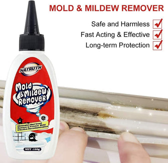 NATRUTH Mold Remover Gel, Gentle Household Gel, Remover Mildew, Remover Wall Mold Cleaner, Remover Black Mould, 120g