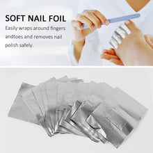 100 Pieces Nail Remover Paper, Nail Polish Makeup Remover Pad, with One Piece Nail Rubbing, for Nail Enhancement, Foot Care, Nail Remover Kit