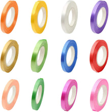 5mm Wide Curling Ribbon Set,12 Rolls Balloon Curling Ribbon,12 Colors Curling Balloon String Gift Wrapping Ribbon Bow Ribbon for Party Wedding DIY Festival Crafts (10m/Roll)