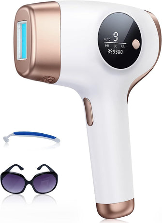 HomeRemedy 3 in 1 IPL Hair Removal Device with Higher 5 Energy Level, HR/SC/RA Laser Permanent Hair Remover Painless for Women and Men,Facial,Bikini,Body - 999,999 Flashes