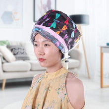 Hair Steamer,Home Electric Heating Cap Oil Treatment Hair Steamer Temperature Adjustable Hair Mask Cap Hair Thermal Hat