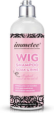 immetee 2 in 1 Shampoo & Conditioner for Wig, Soak & Rinse Wig Shampoo for Human and Synthetic Hair, Prolong Wig life. 300ml/10.1fl oz (For Natural Wigs)