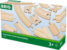 BRIO World Expansion Pack - Intermediate Wooden Train Track for Kids Age 3 Years Up - Compatible with all BRIO Railway Sets & Accessories