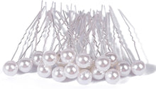 30 Pcs Pearl Hair Pins Wedding Bridal Flower Pins Rhinestone Hair Pins Hair Accessories for Bride Bridesmaid Women Girls Hair Style (Silver)