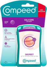 Compeed Cold Sore Discreet Healing Patch, 15 Count (Pack of 1)