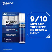 Regaine For Men Hair Regrowth Foam 3 x 73ml (Packing May Vary)