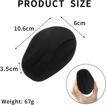 Crystal Hair Eraser,with Nano Technology,Reusable Hair Remover for Silky Smooth Skin,Safe and Portable Crystal Hair Remover Perfect for Men and Women on All Body Parts (Hoarse Black)