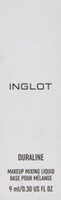 Inglot Duraline  Eyeliner sealant  Prolong Makeup Durability  Turn any Eyeshadow to Water Resistant Liquid Eyeliner  9 ml