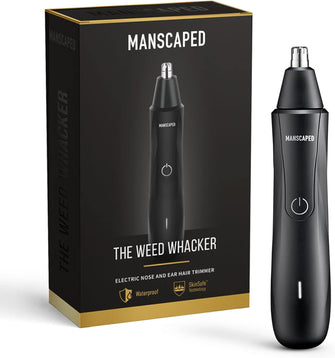 MANSCAPED The Weed Whacker Nose and Ear Hair Trimmer  9,000 RPM Precision Tool with Rechargeable Battery, Wet/Dry, Easy to Clean, Hypoallergenic Stainless Steel Replaceable Blade