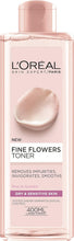 L'Oreal Paris Fine Flowers Cleansing Toner for Normal to Dry Sensitive Skin 400 ml