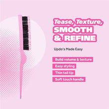 Lee Stafford Hair Teasing Brush For Men Women Volumizing Styling Brush Pink