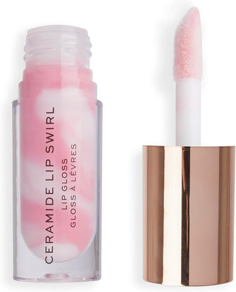 Makeup Revolution, Lip Swirl Ceramide Gloss, Lipgloss, Pure Gloss Clear, 4.5ml