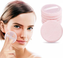 FARBEIR 5 Pcs Makeup Powder Puff Washable Cotton Powder Puff Round Powder Puff for Loose Powder Mineral Powder Body Powder Powder Foundation