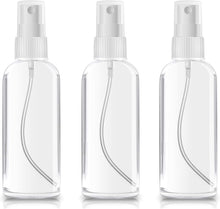 3Pcs 50ml Spray Bottles, Travel Spray Bottle, Refillable Container Pocket Size Sprayer Set Essential Oils, for Travel Cleaning Solution Makeup Bottles Refillable Liquid Containers