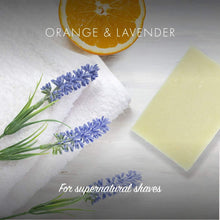 Friendly Soap- Natural Orange & Lavender Shaving Soap, Gentle, Smooth & Sensitive, Handmade with Soothing Aloe Vera & Kaolin Clay, No Sulfates & Palm Oil, Vegan, Eco-Friendly, Recyclable Packaging 95g