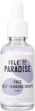 Isle of Paradise Self Tanning Face Drops Dark (30 ml) Add Self Tanning Drops to Skin Care Natural Ingredients & Vegan