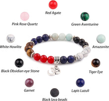 Colle 418pcs Crystal Stone Beads, 8mm Round Crystal Beads Jewellery Making Kit Natural Stone Beads for Bracelet Necklace Making, Gemstone Beading, DIY Crafts Kit