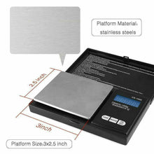 0.1g-1000g Digital Scales Kitchen Scales Digital Pocket Scales Portable Weighing Scales Food Scale Jewellery Scales Back-lit LCD Display Battery Multi-Functional Scale for Gold, Coffee