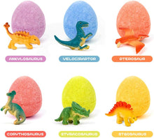 Bath Bombs Children 6 Dino Egg Bath Bombs Gift Set Bath Bomb Surprise Toys Bath Additive Bubble Bath Toy Bath Ball Gift from 7 8 9 10 Years