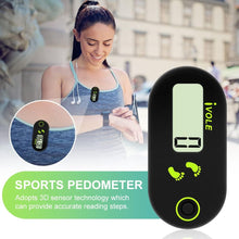Flintronic Mini Pedometer 3D Walking Pedometer, Portable Sports Pedometer with Clip Lanyard, Track Steps in Real Time, Pedometer for Older Kids/Fitness Men/Women/Elders