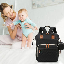 Fexkean Baby Diaper Backpack,Mummy Shoulder Bag for Travel Shopping Camping with Bed Unisex for Boys & Girls
