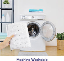 MOONLIGHT20015 Shower Bath Mat Non Slip Anti Mould & Mildew with Strong Suction Cups Grip and Drain Holes Soft Rubber Shower Mats - PVC Bathroom Mat Machine Washable (100x40cm, White)