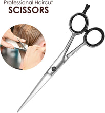 Care Hairdressing Scissors - 6.5" Sharp Stainless Steel Hair Cutting Scissors and Barber Salon Hair Scissors for Professional Hairdressers, Men, Women, Children and Adults