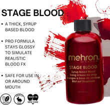 Mehron Makeup Stage Blood (9 oz) (Bright Arterial)