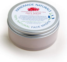 Handmade Naturals Face Mask, Cranberry/Green Tea, Pink