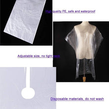 Hairdressing Capes, Disposable Hair Cutting Aprons, Transparent Waterproof Barber Haircut Gowns, Hair Salon Capes For Adult Kids (long size (50 pcs))