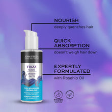 John Frieda Frizz Ease Dream Curls Curl Nourishing Crme Oil 100ml, Styling Cream for Curly and Wavy Hair, Curl Defining Cream