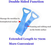 KOKSI Silicone Body Scrubber - Scrub Brush for Back, Shower, Massages, Cleans, Exfoliates and Invigorates