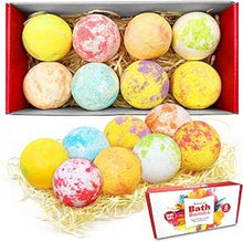 8 x Bath Bombs Value Women's Set, Handmade, Moisturising, Vegan & Cruelty Free, Beauty Spa Gift Set, Bath Fizzers, for Women, Girls, Her, Girlfriend.