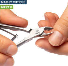 Mamjy Cuticle Cutter, Stainless Steel Nail Cuticle Remover for Dead Skin and Nail Care, Cuticle Nipper and Professional Manicure Tool