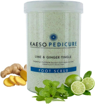 Kaeso Foot Scrub, Lime and Ginger Tingle, 1200 ml