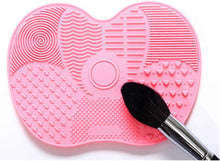 Makeup Brush Clean Silicone Pad Makeup Brush Cleaning Mat Cosmetic Brush Washing Tool with Suction Cup for Makeup Brush