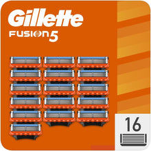 Gillette Fusion5 Razor Blades Men, Pack of 16 Razor Blade Refills with Precision Trimmer, 5 Anti-Friction Blades