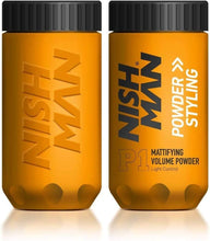 NISHMAN Hair Styling Powder Men, 20 gr  Light Control  Natural Matte Look  Hair Volume Powder  Hair Texture Powder Wax  Texturising, Volumising Hair Powder Men (Pack of 2, Light Control)