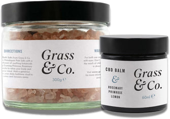 Grass & Co Calm Balm and Himalayan Luxury Bath Salts