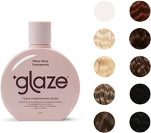 Glaze Sheer Glow Transparent Clear Conditioning Super Gloss 190ml (2-3 Hair Treatments) Award Winning Hair Gloss Treatment. No mix, no mess hair mask - guaranteed results in 10 minutes