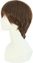 MapofBeauty Fashion Men's Short Straight Wig (Maple Sugar)