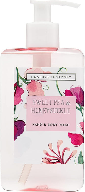 Heathcote & Ivory Sweet Pea & Honeysuckle Hand & Body Wash, 250Ml