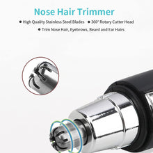 LUXIAR Ear and Nose Hair Trimmer, Premium Electric Nose Hair Trimmer - Precision Ear and Nasal Hair Removal Tool with Waterproof Design - Cordless Grooming for Men and Women