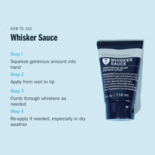 Grooming Lounge Whisker Sauce Beard Conditioner - Conditioning Beard and Skin Lotion - Eliminates Itching and Flaking - Enables Easy Combing and Styling - No Parabens - Cruelty Free - 4 oz