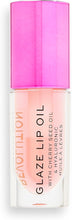 Makeup Revolution, Glaze Lip Oil, Nourishing Lip Oil, Glam Pink, 4.6ml