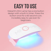 Makartt LED Mini Nail Lamp, Nail Dryer 6W UV Lamps for Gel Nails Nail Light UV Nail Lamp with 60s Timer USB for Gel Nail Polish Travel Gel Nail Lamp Led Nail Lamp