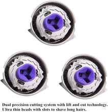 3 Pack Men's Electric Shaver Heads Blades for Philips HQ8 PT720 PT860 AT890 AT899 AT750, Replacement Shaving Heads Cutting Parts Rotary Blades for Men a Close Comfortable Shave.