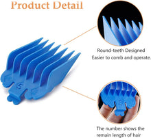 Hair Clipper Guards Combs,10 PCS Guide Comb Set,Professional Hair Clipper Guide Combs,Hair Clipper Limit Comb,Replacement Guards Trimmer Comb,for Hair Clippers/Trimmers(1.5-25mm)