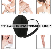 Crystal Hair Eraser,with Nano Technology,Reusable Hair Remover for Silky Smooth Skin,Safe and Portable Crystal Hair Remover Perfect for Men and Women on All Body Parts (Hoarse Black)